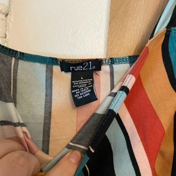 Striped bodysuit - Picture 2 of 3